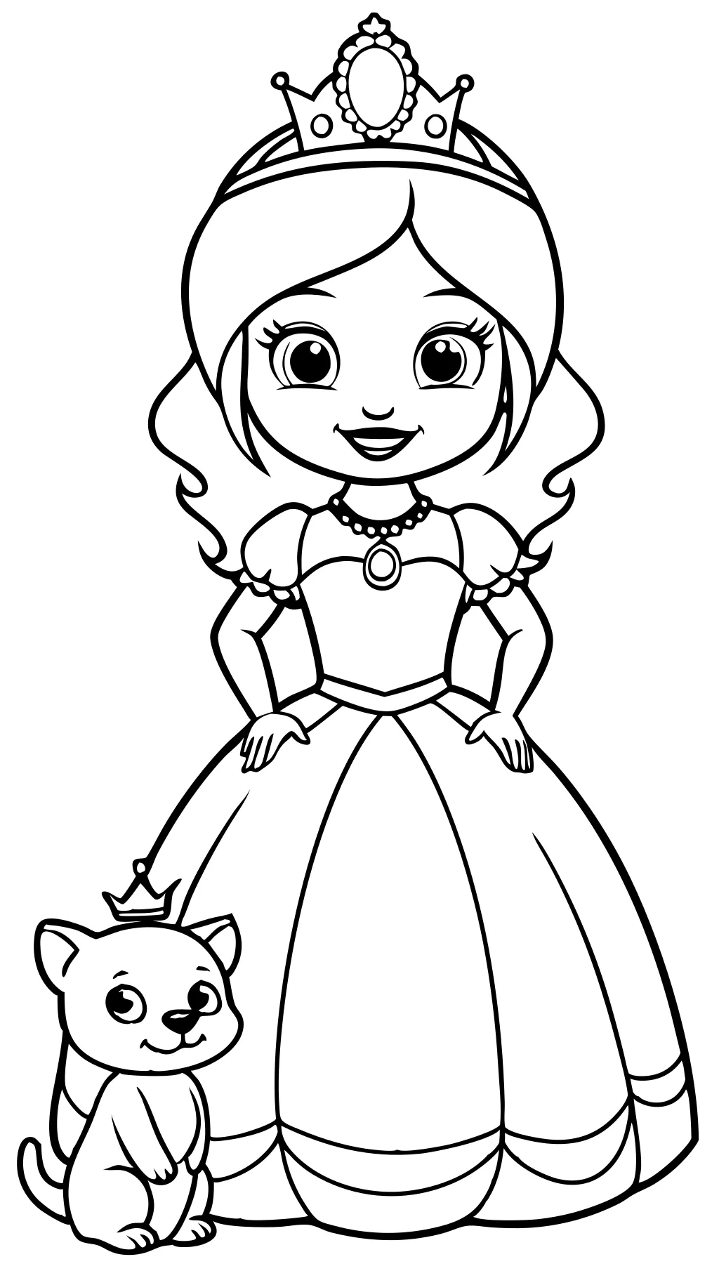 sofia the first coloring page